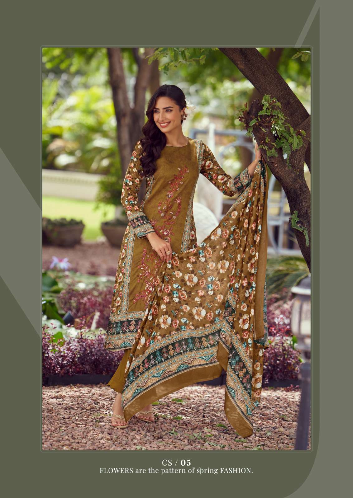 cashmere vol-3 by hermitage latest designer viscose lawn salwar kameez wholesale price surat