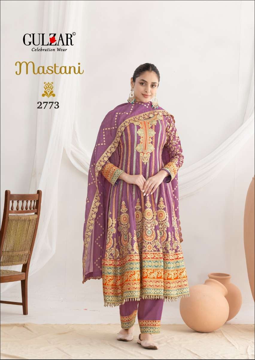 mastani by gulzar resham work with mirror handwork silk readymade salwar kameez wholesale price surat