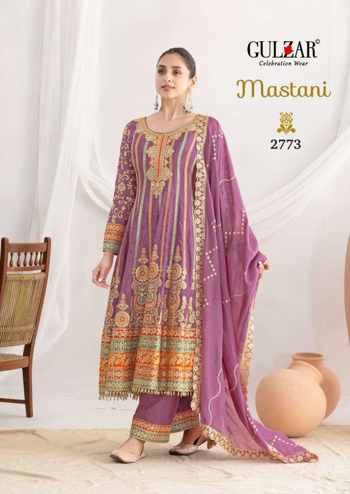 mastani by gulzar resham work with mirror handwork silk readymade salwar kameez wholesale price surat