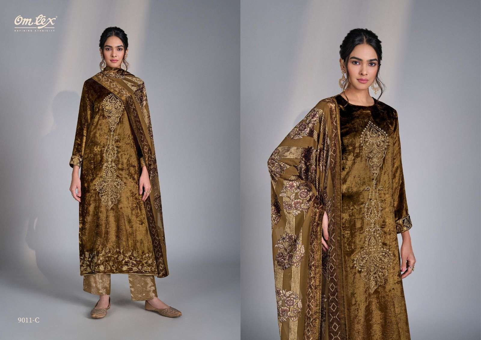 ritha vol-36 by omtex 9011 colors embroidere designer velvet salwar kameez wholesale price surat