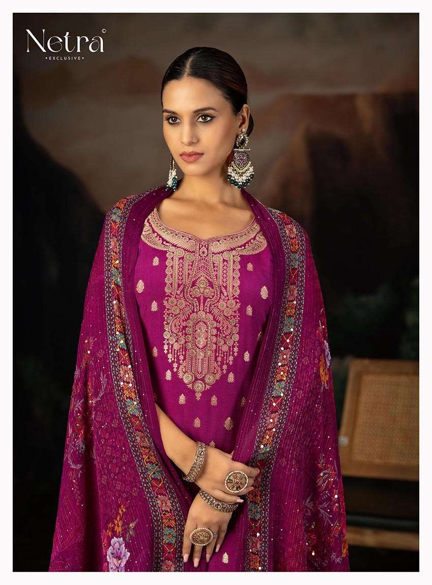 sejal by netra 1155 colors lakhnavi weaving designer party wear suit wholesale price surat