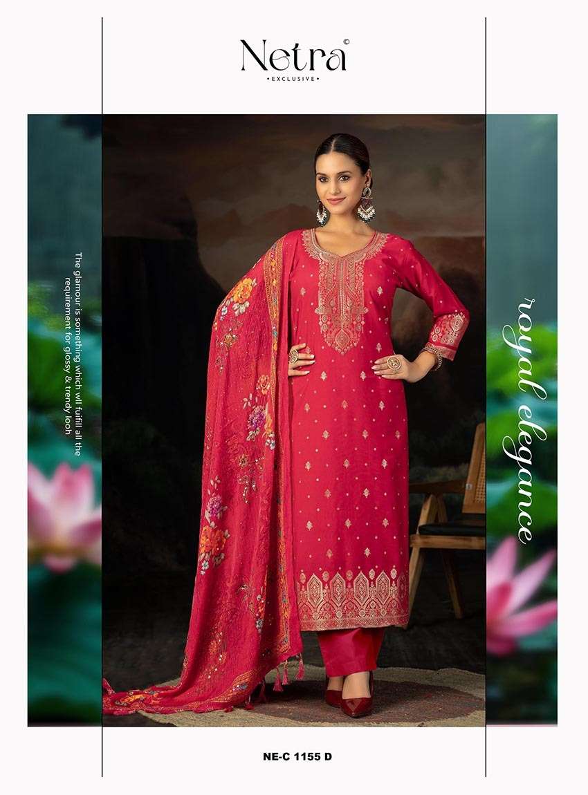 sejal by netra 1155 colors lakhnavi weaving designer party wear suit wholesale price surat