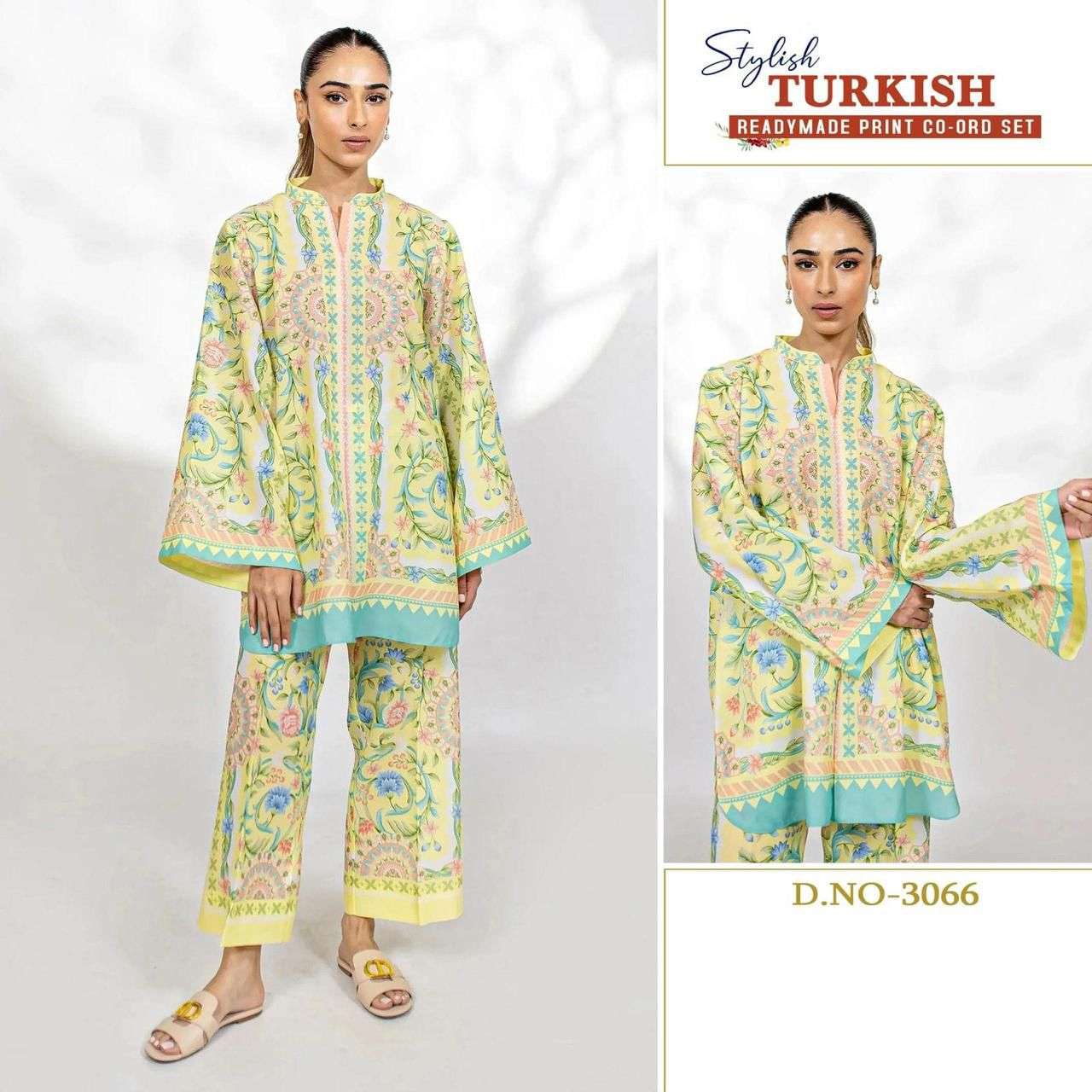 turkish cord-set by pf ethnic modal satin designer readymade cord set wholesale price surat