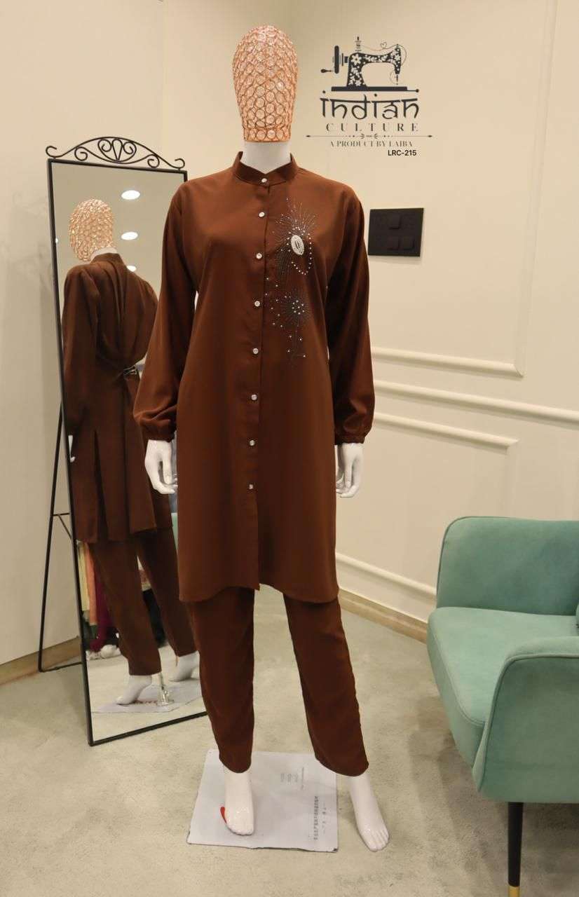 215 by indian culutre fancy deisgner readymade cord set wholesale price surat