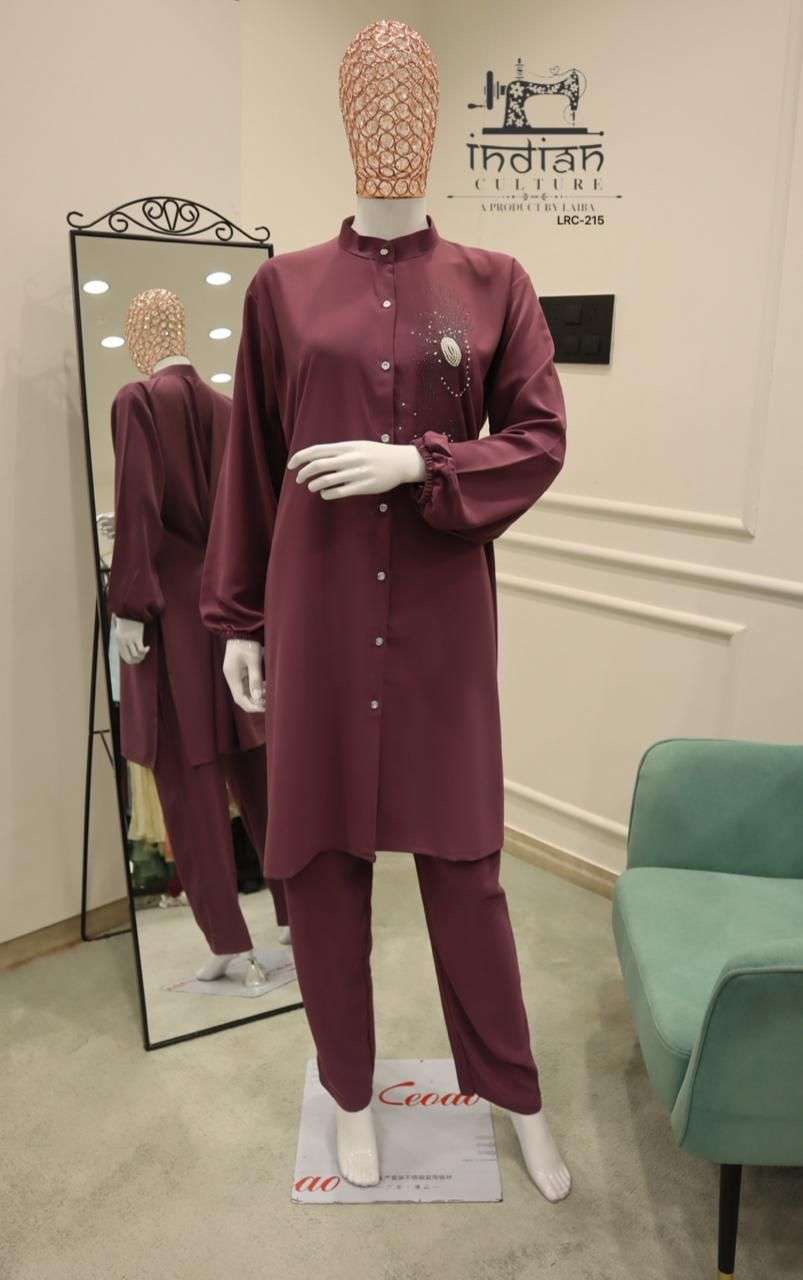 215 by indian culutre fancy deisgner readymade cord set wholesale price surat